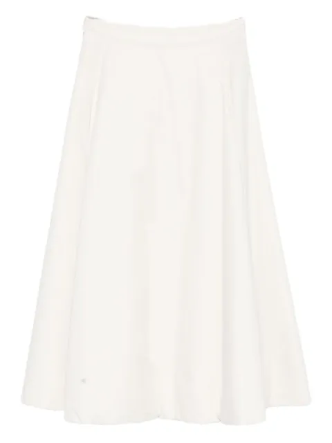 Add  zip-fastening midi skirt