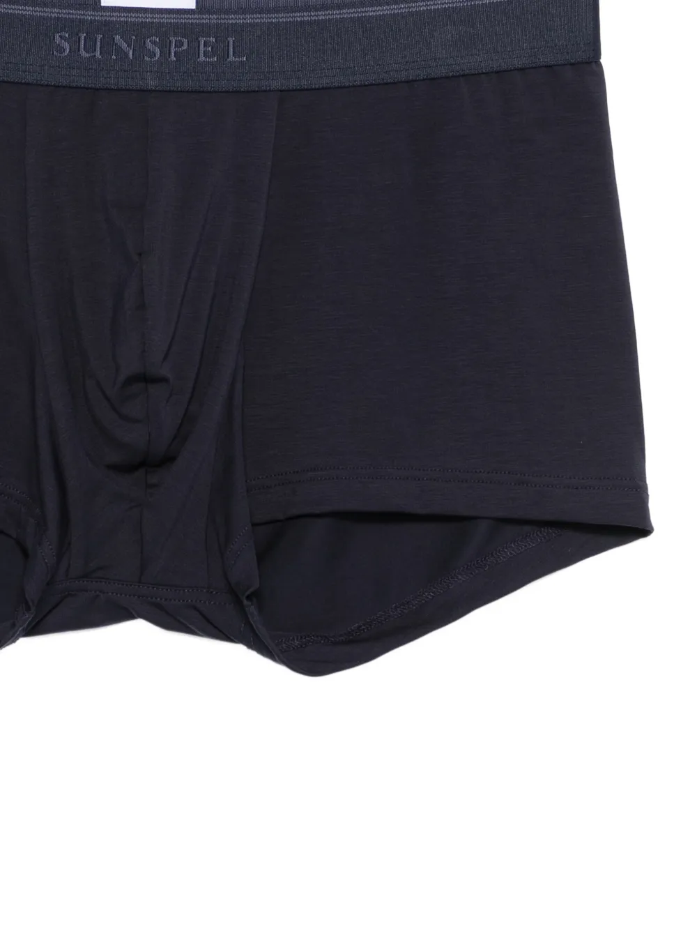 Sunspel Boxershorts met logo Blauw