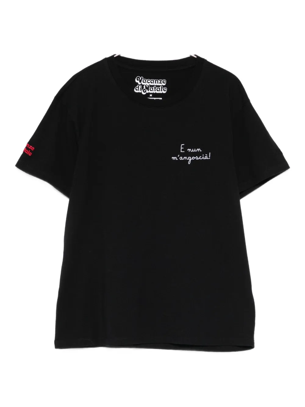 Mc2 Saint Barth X Vacanze Di Natale Emilie W Short-sleeve T-shirt In Black