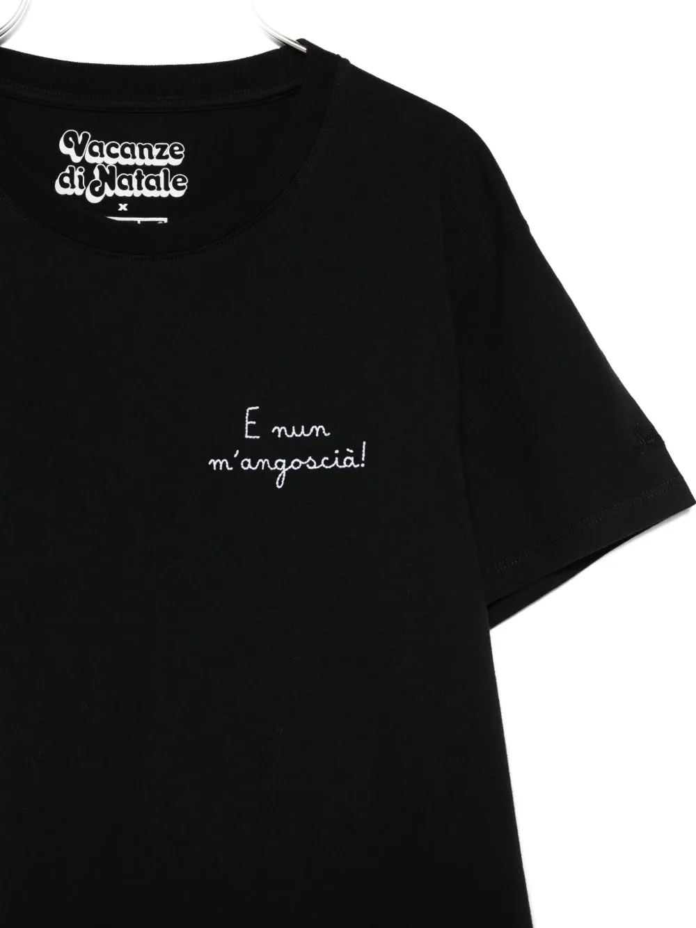 Mc2 Saint Barth X Vacanze Di Natale Emilie W Short-sleeve T-shirt In Black