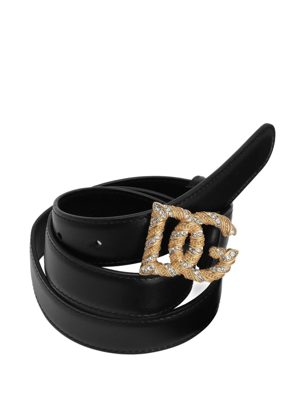 Dolce & Gabbana Logo Buckle Belt In Multi