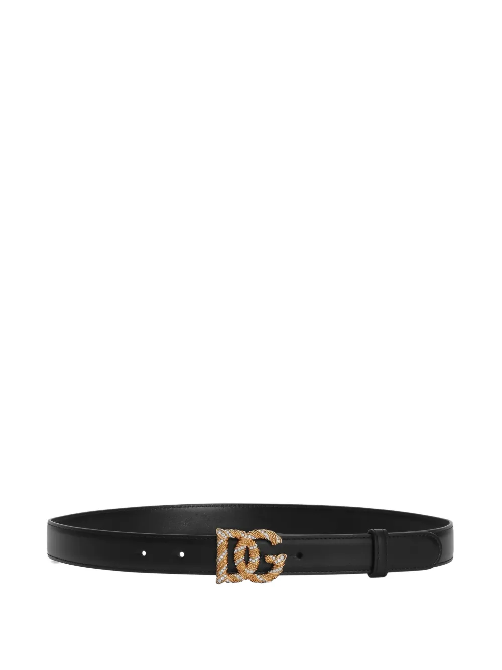 Dolce & Gabbana Logo Buckle Belt In Multi