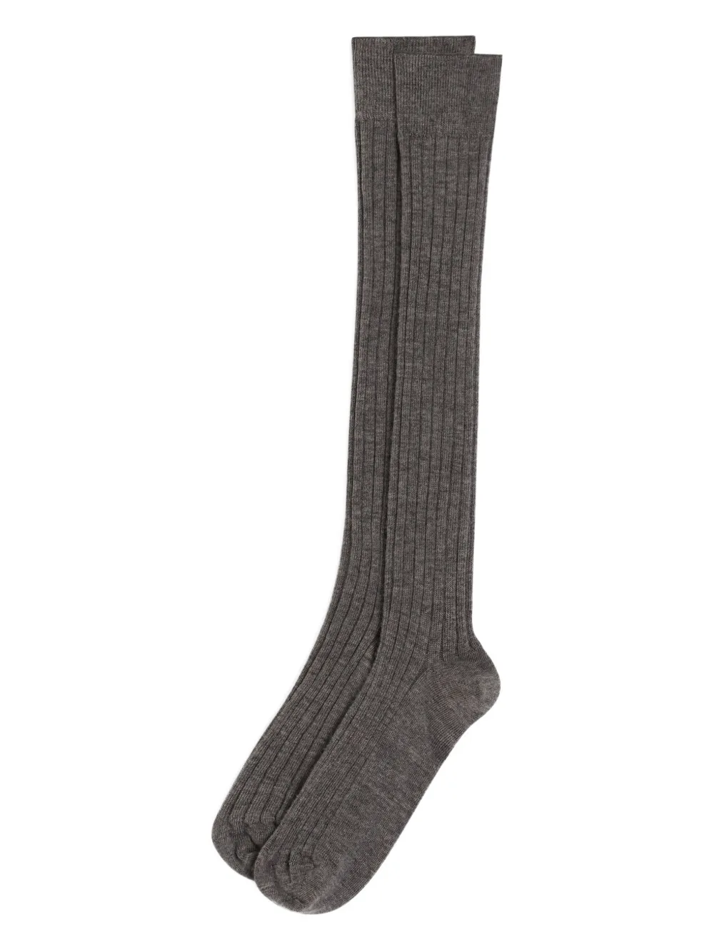 Dolce & Gabbana Geribbelde sokken Grijs