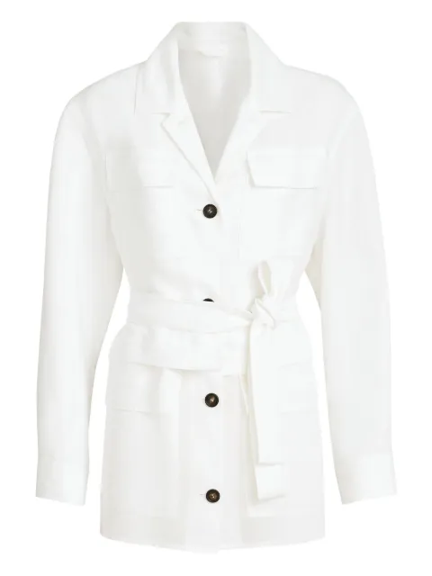 Brunello Cucinelli ベルテッド ポケットジャケット