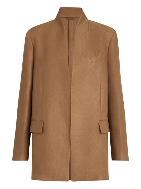 Brunello Cucinelli Monili-detail linen jacket