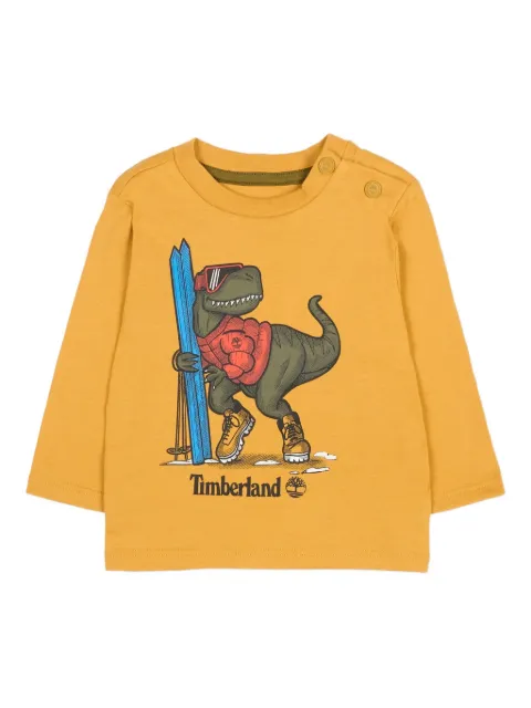 Timberland Kids long-sleeve graphic-print T-shirt