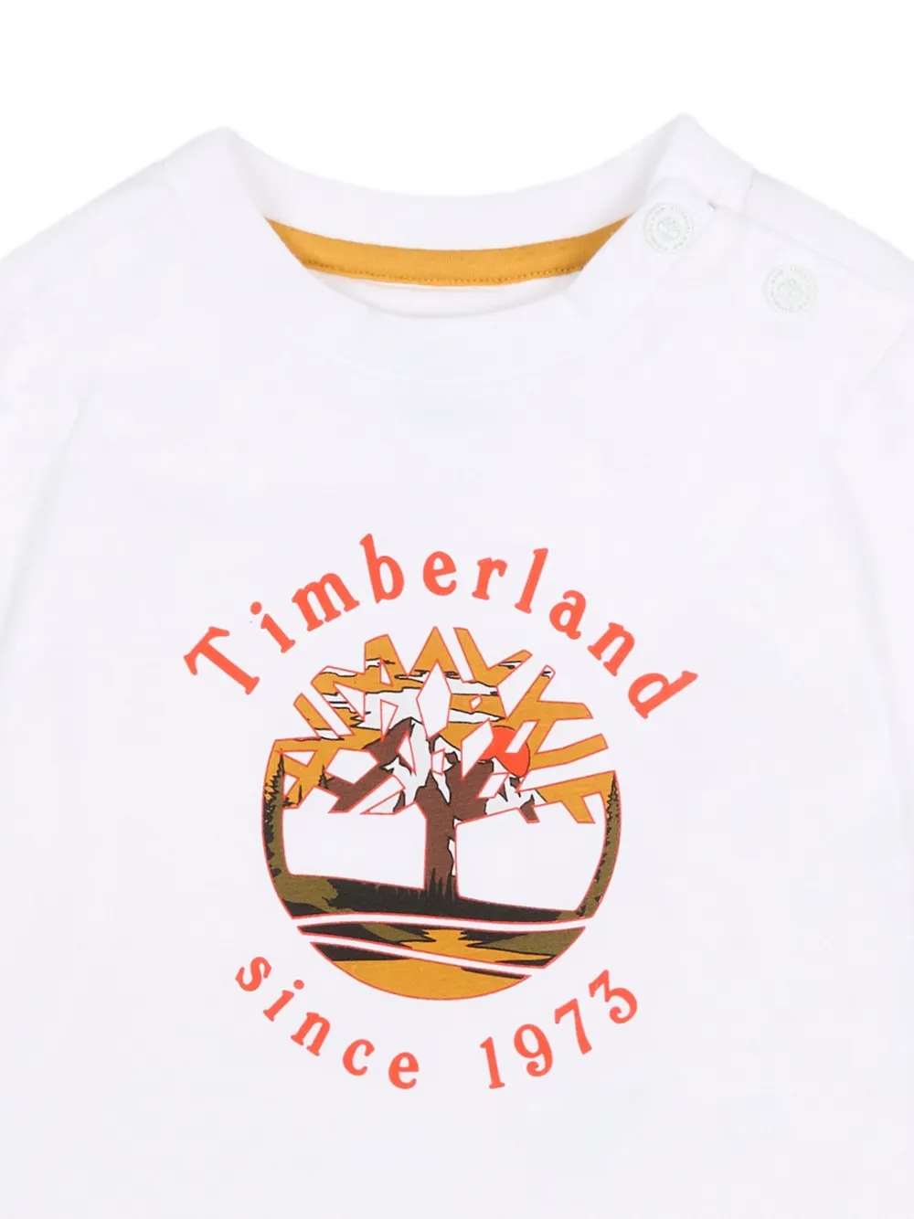 Timberland Kids T-shirt met lange mouwen Wit