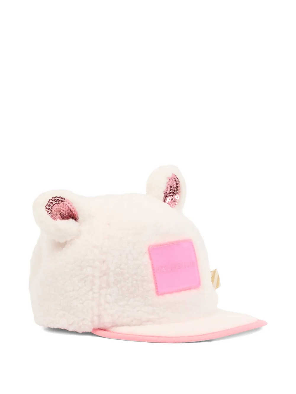 Billieblush sequin-embellished ears cap | Neutrals | Image 1