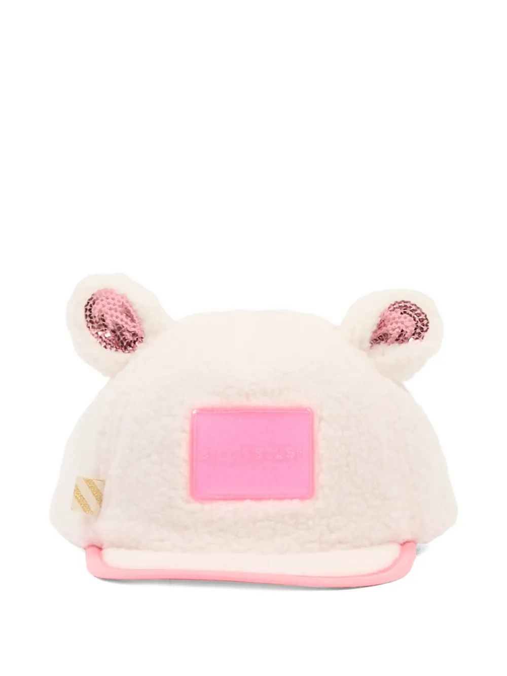 Billieblush Pet met oren en verfraaid met pailletten Beige