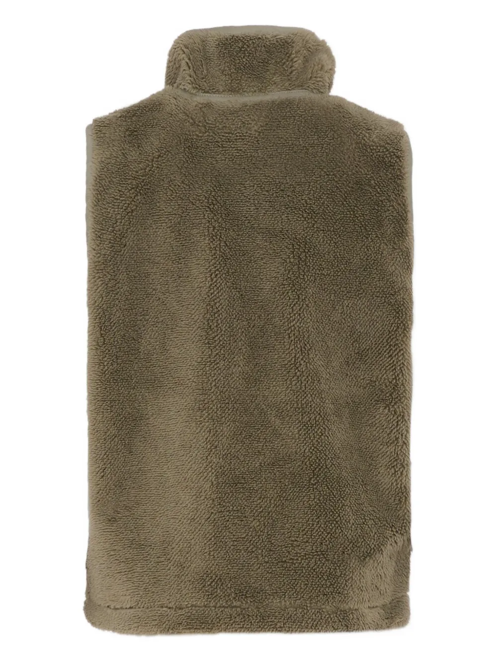 C.p. Company Zip-up Patch-pocket Gilet In Brown