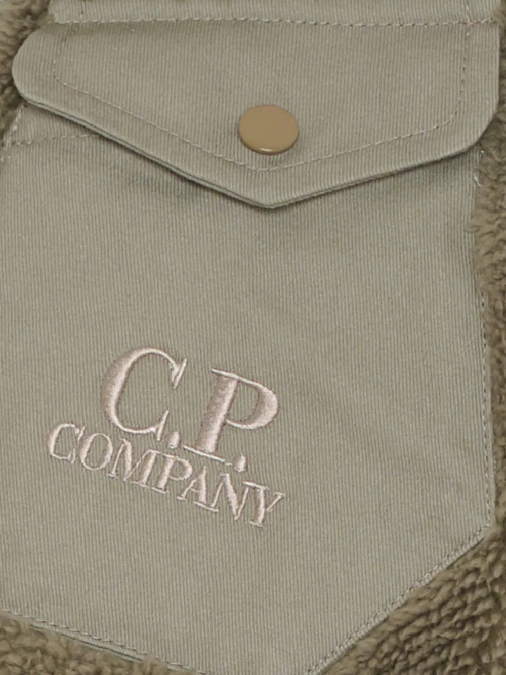 C.p. Company Zip-up Patch-pocket Gilet In Brown