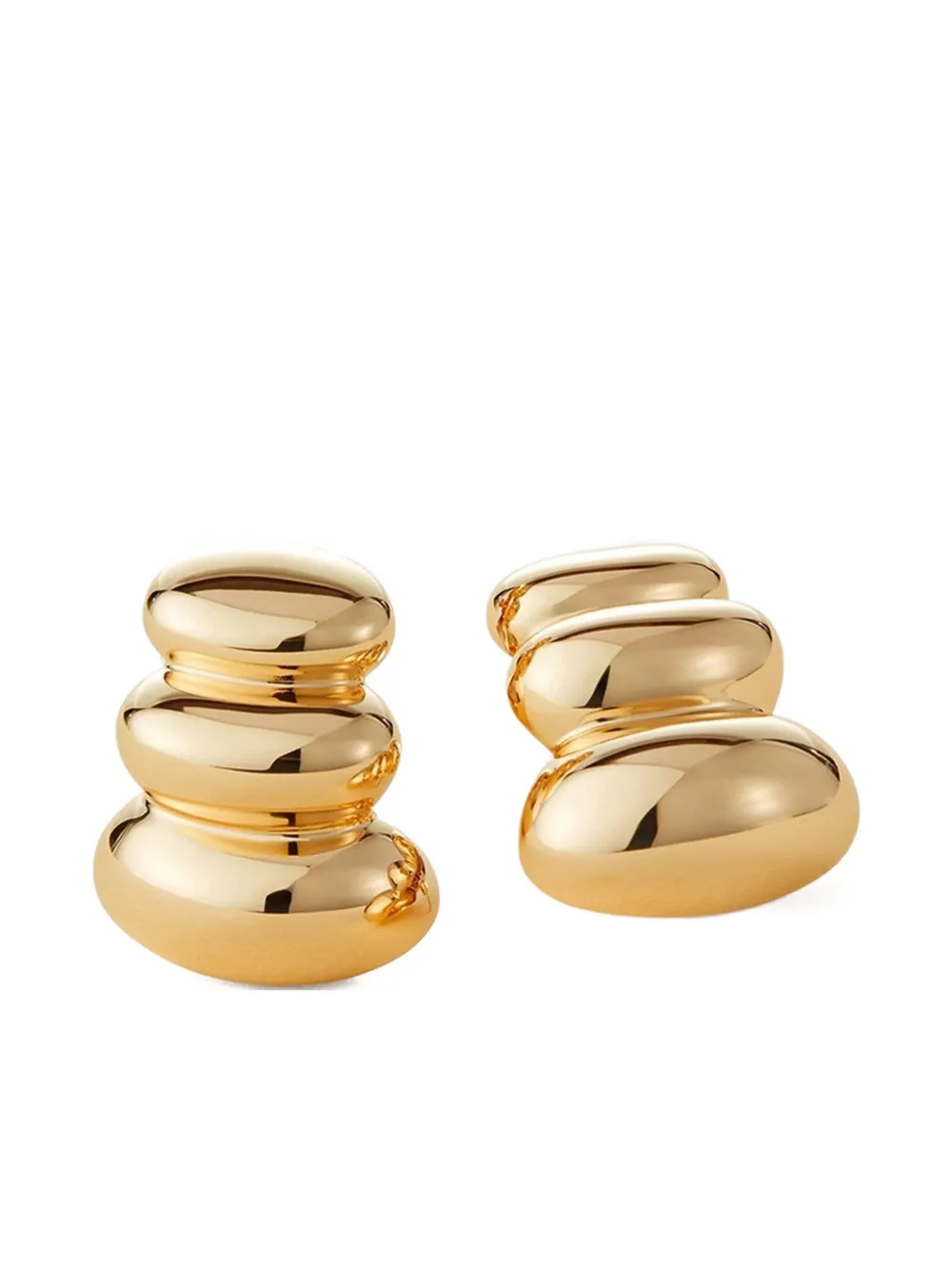 Jenny Bird Non-stop Earrings In Gold