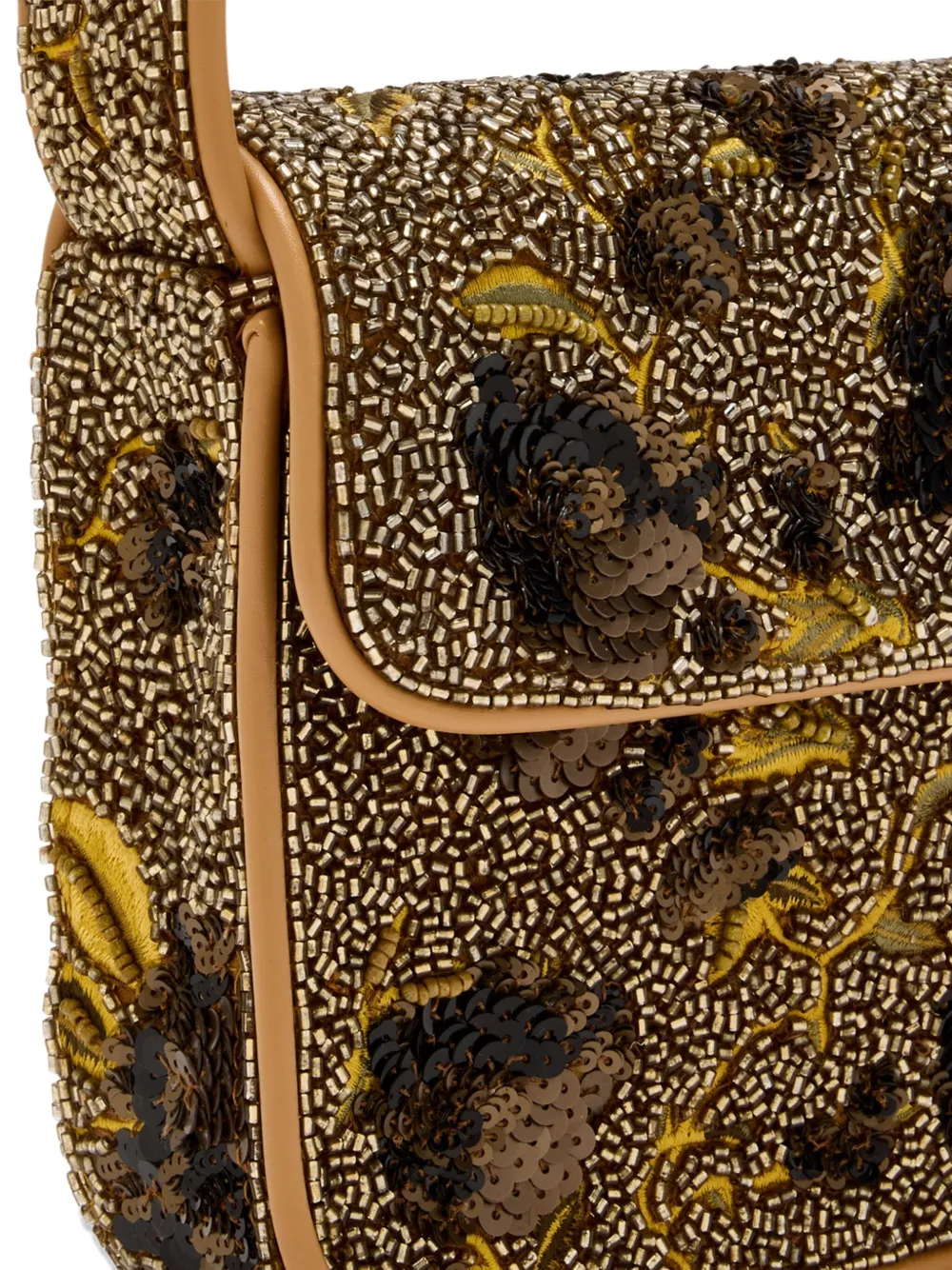 STAUD Tommy schoudertas Beige