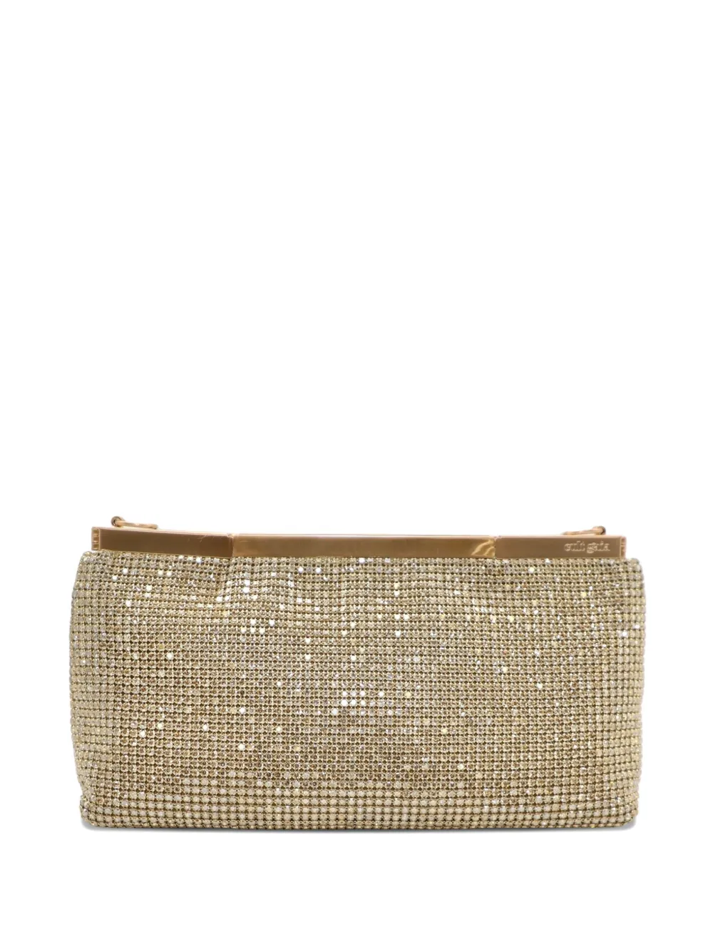 Cult Gaia Felice metallic clutch bag - Oro