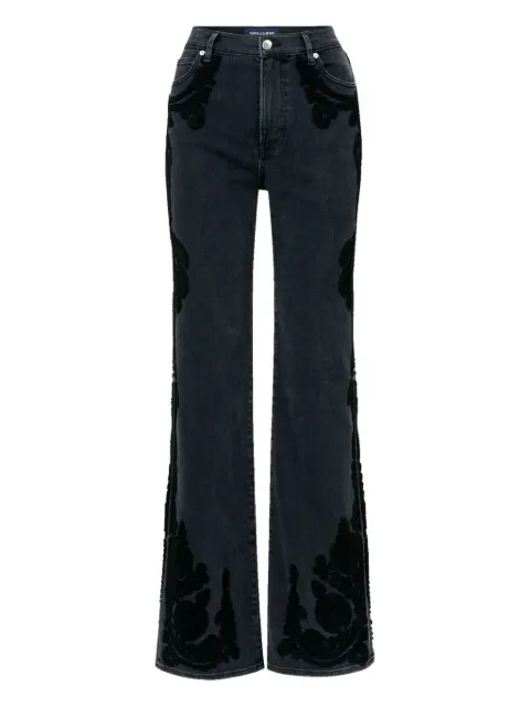 Veronica Beard Crosbie embroidered jeans