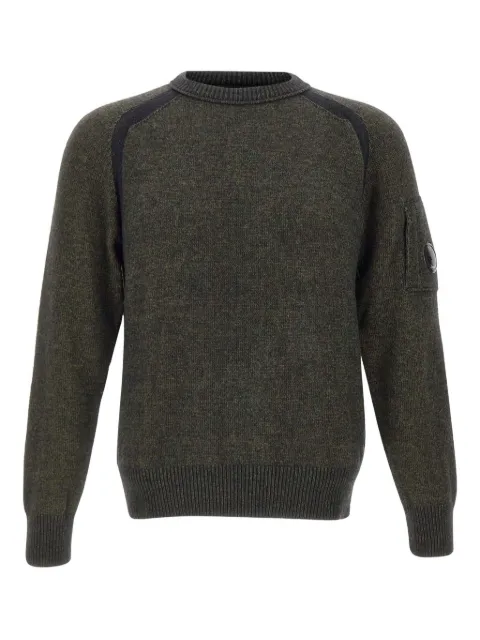 C.P. Company lens appliqué crew-neck sweater