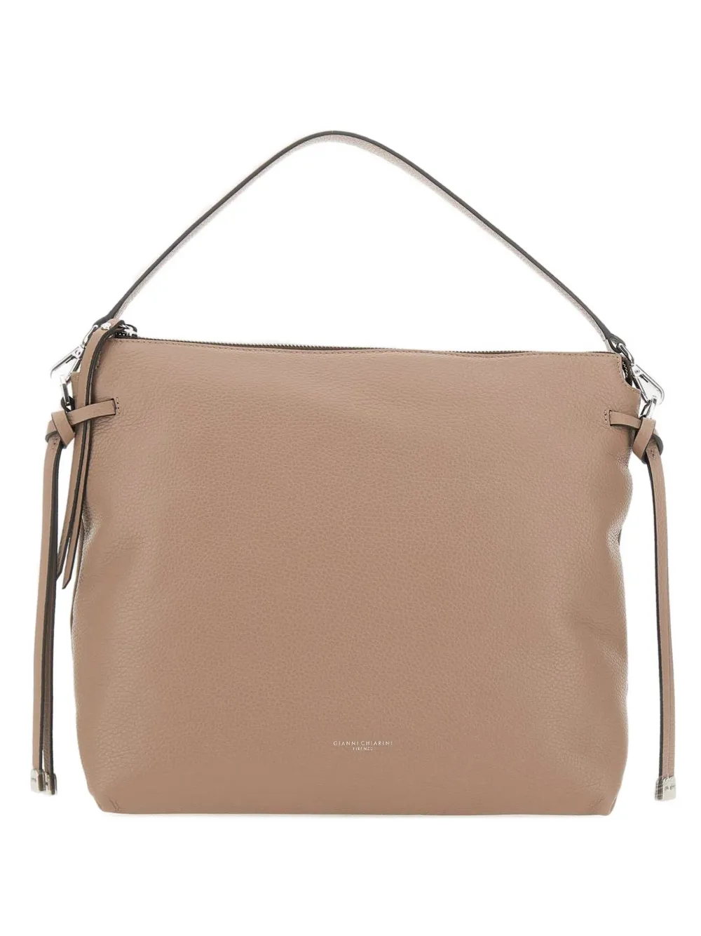Gianni Chiarini Medium Brina Leather Tote Bag In Neutral