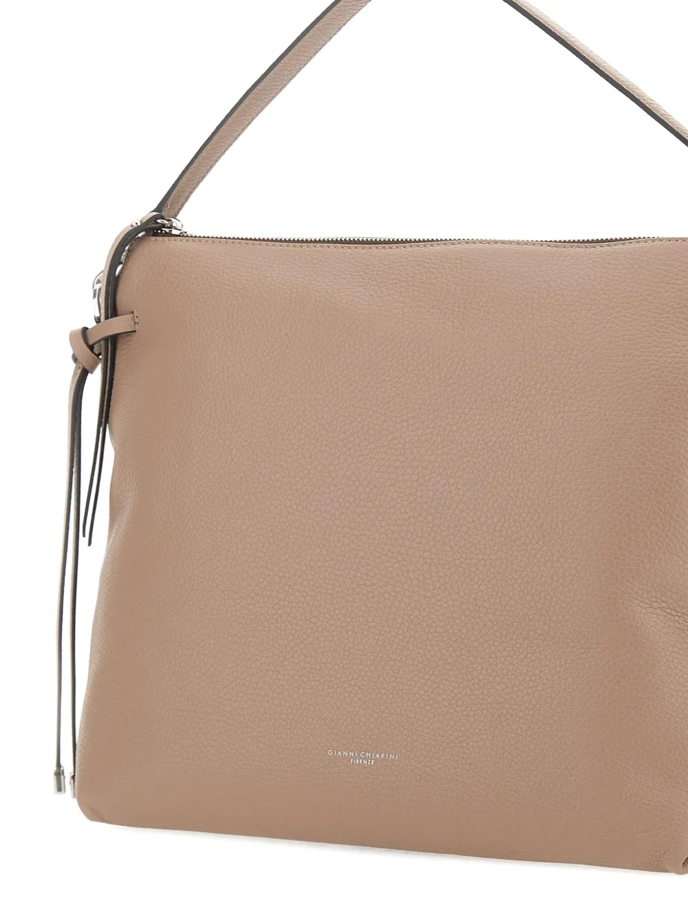 Gianni Chiarini Medium Brina Leather Tote Bag In Neutral