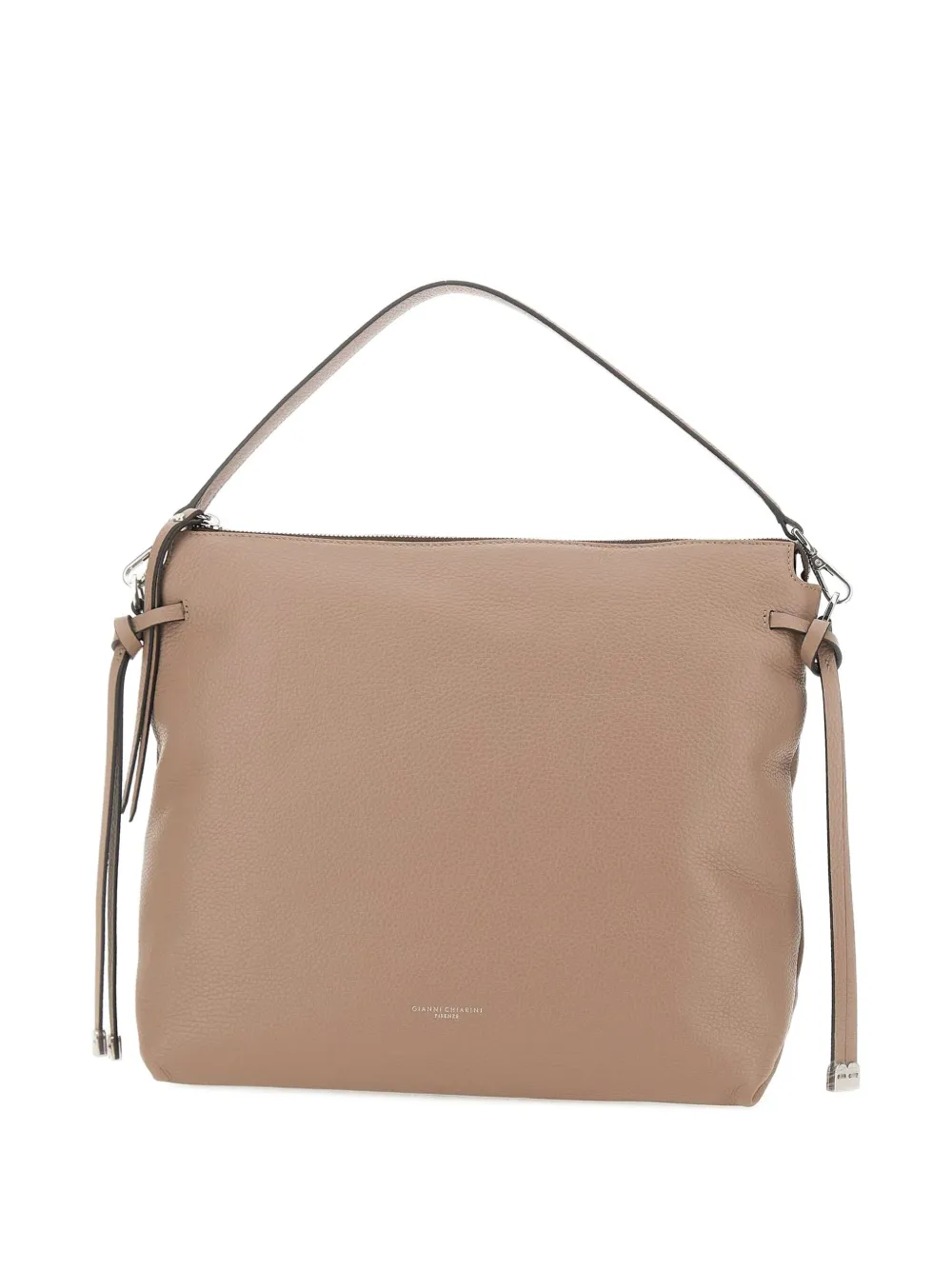 Gianni Chiarini Medium Brina Leather Tote Bag In Neutral