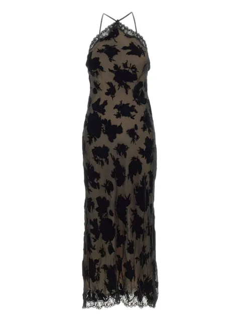 Rixo Harlan lace-devoré midi dress