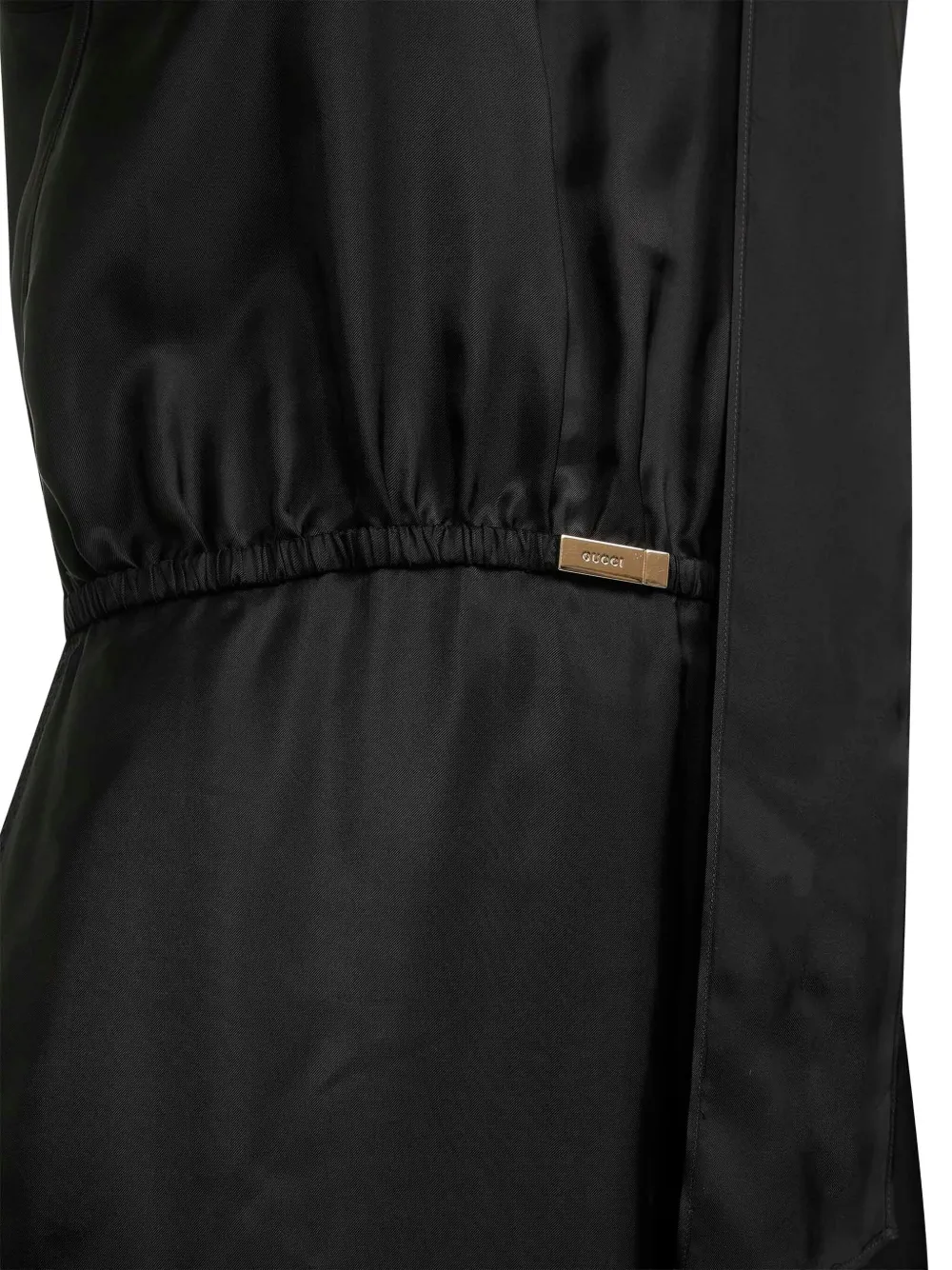 Gucci Lavallière jurk met strik en gespriem Zwart