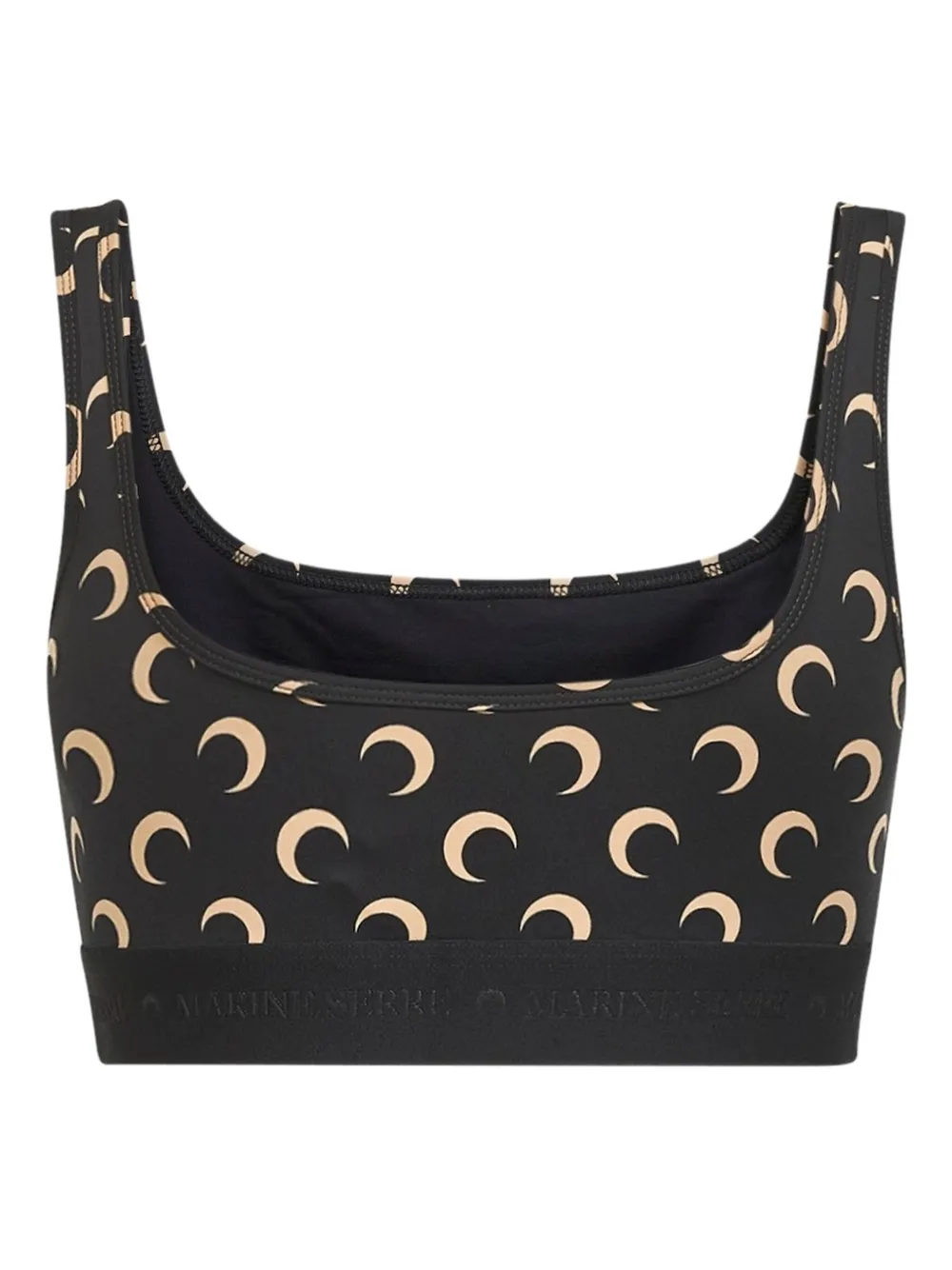 Marine Serre Moon top Zwart