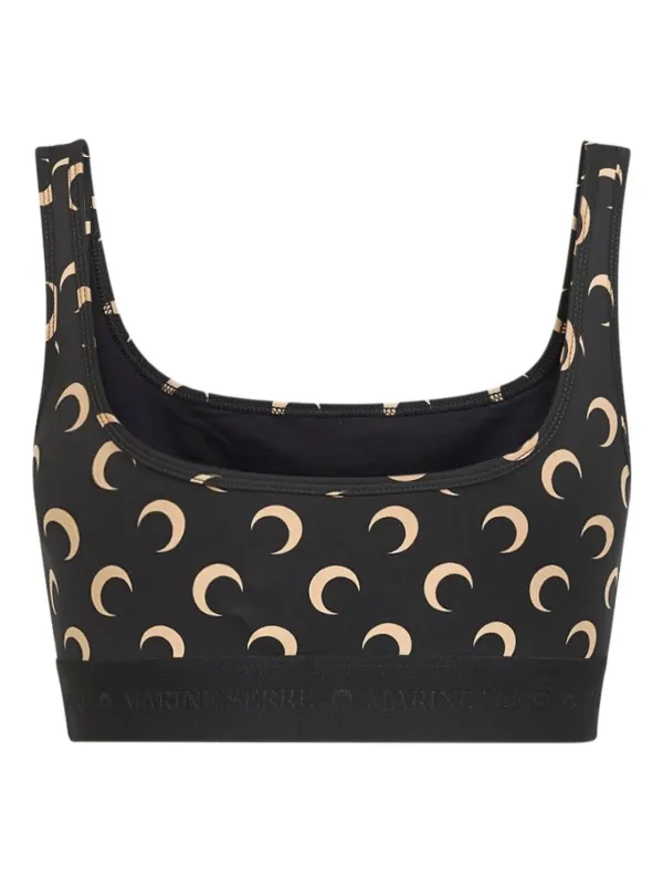 Marine Serre Moon Top | Grey | FARFETCH ZA