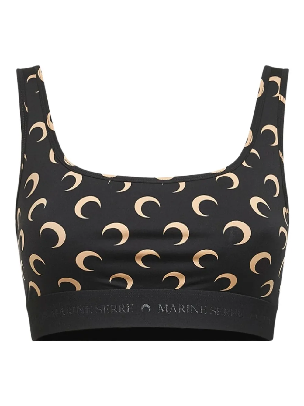 Marine Serre Moon top - Nero