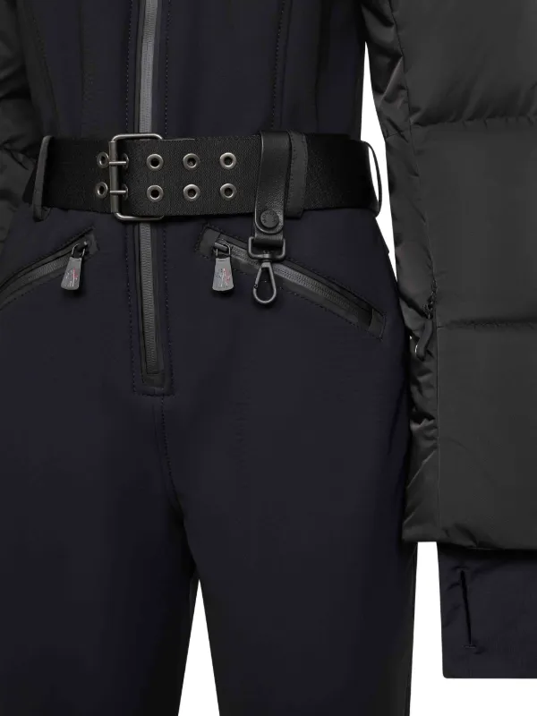 Moncler Grenoble Padded Belted Jumpsuit | Black | FARFETCH