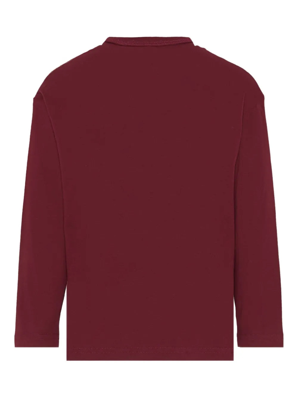 Timberland Long-sleeve Graphic-print T-shirt In Red