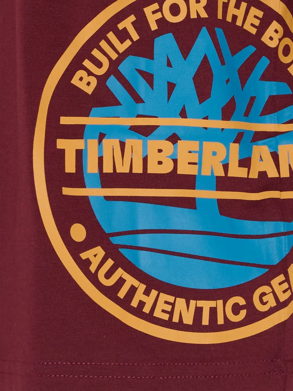 Timberland Long-sleeve Graphic-print T-shirt In Red