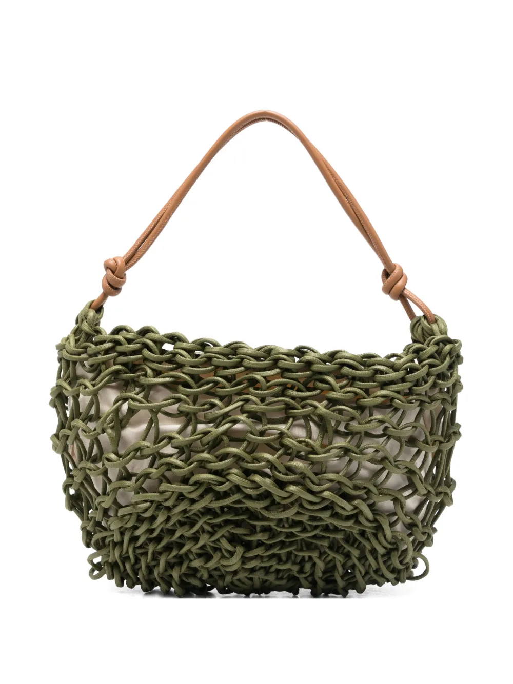 Alienina Aurora woven shoulder bag - Verde