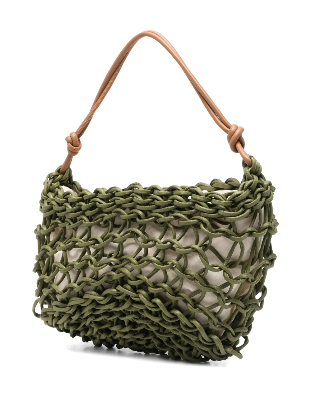 Alienina Aurora woven shoulder bag - Groen