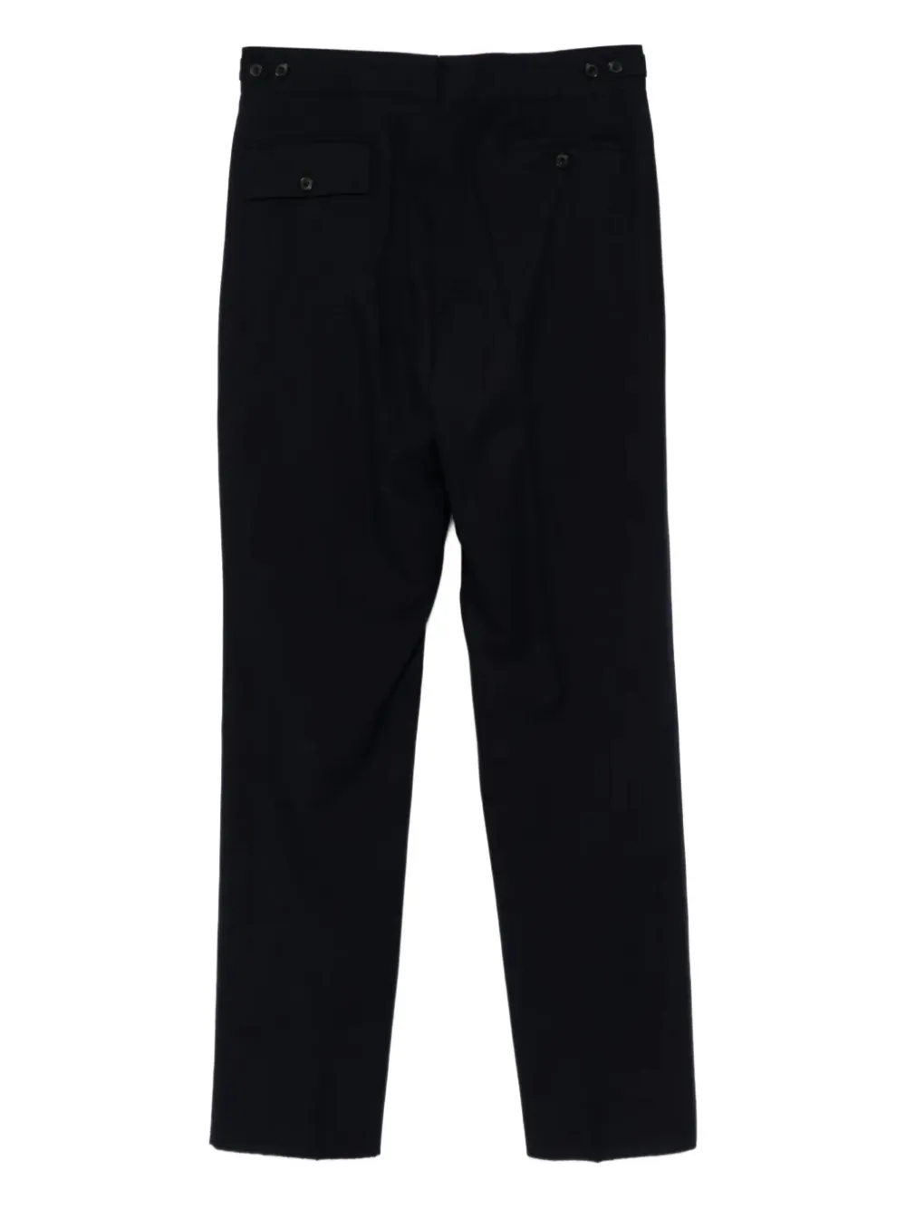 Paul Smith Geplooide wollen broek - Zwart