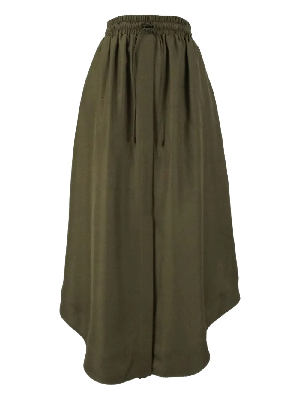 Loewe Pre-Owned silk A-line midi skirt | verde | Image 1