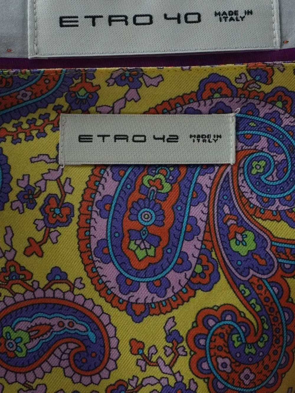 Etro Vintage Jumpsuit met paisley-print Geel