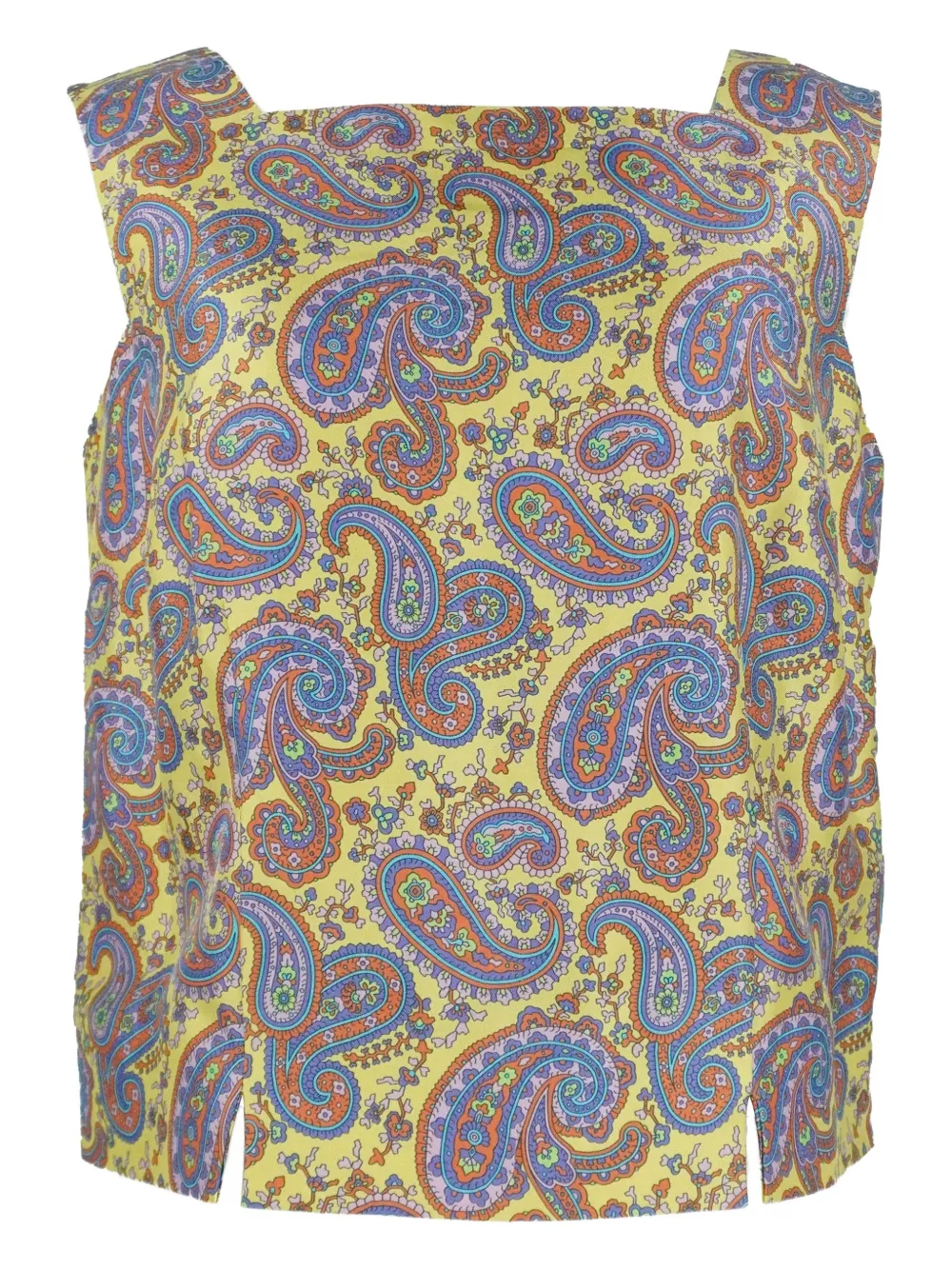 Etro Vintage Jumpsuit met paisley-print Geel