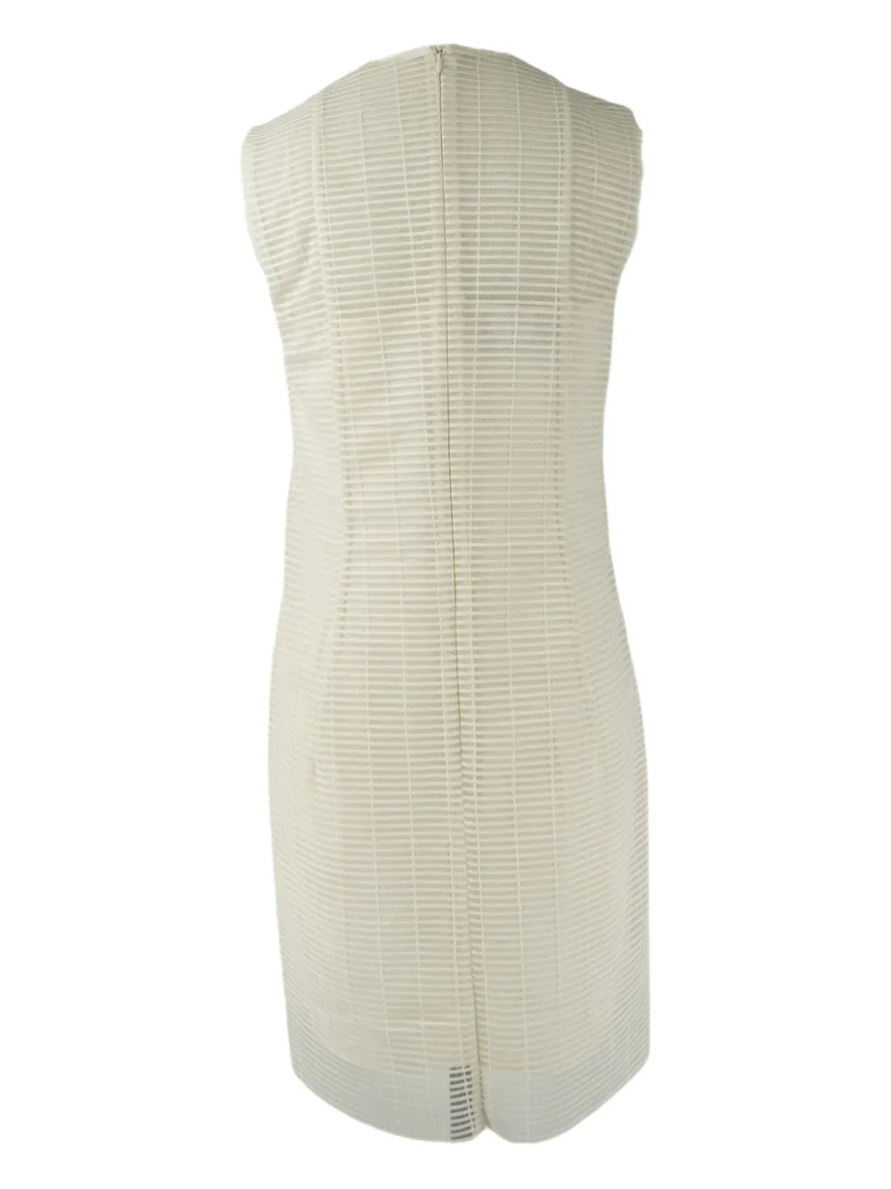 Akris patterned shift dress - Beige
