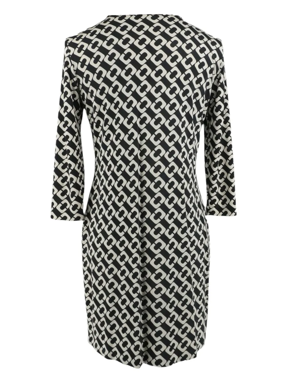 DVF Diane von Furstenberg Mini-jurk met geometrische print - Zwart