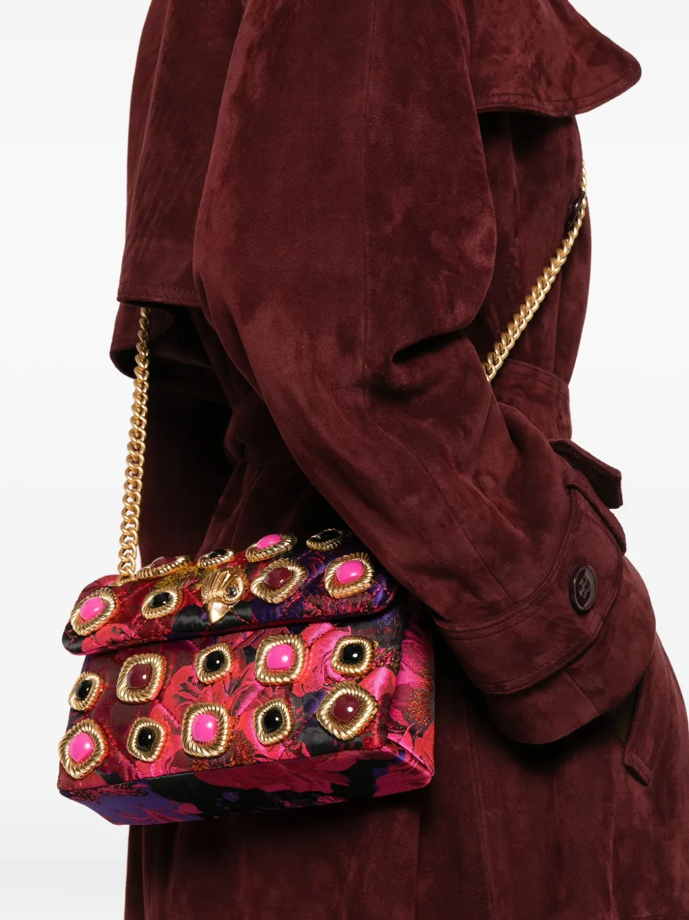 Kurt Geiger London mini Kensington Gems shoulder bag - Roze