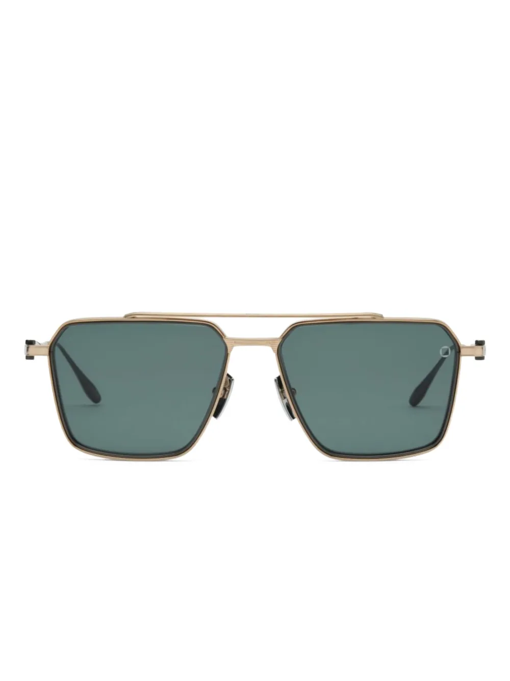 Akoni square-frame sunglasses | Gold | Image 1