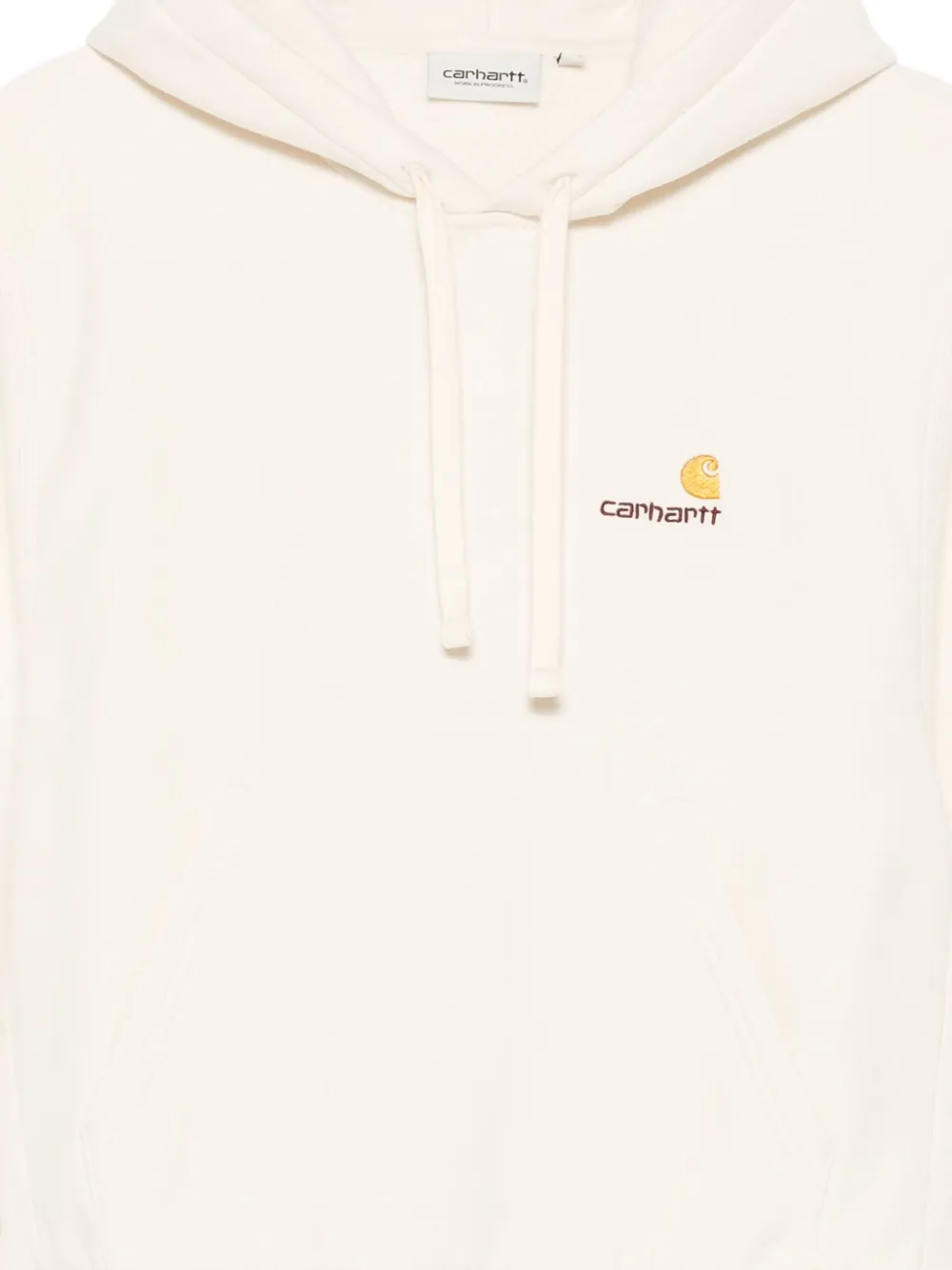  Carhartt Wip Embroidered-logo Hoodie - Neutrals 