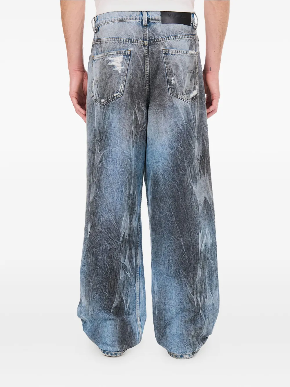 Nahmias Thrashed Jeans In Blue