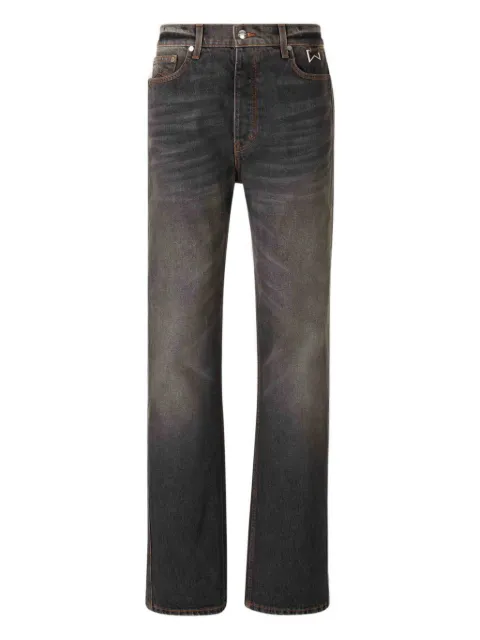 RHUDE belt-loop button-fastening jeans