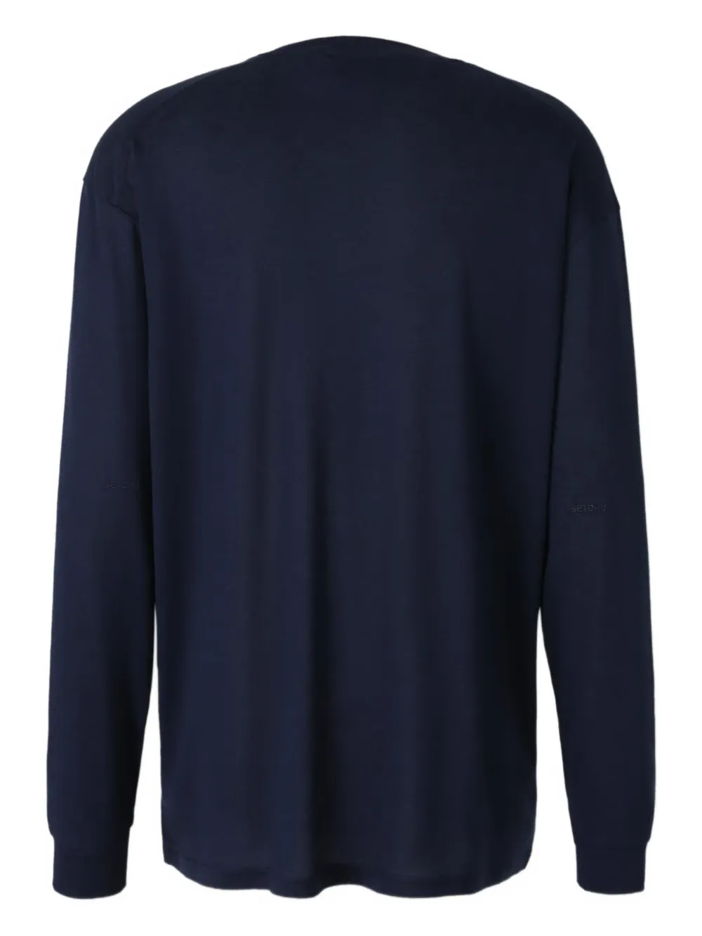 Setchu long sleeve T-shirt - Blauw