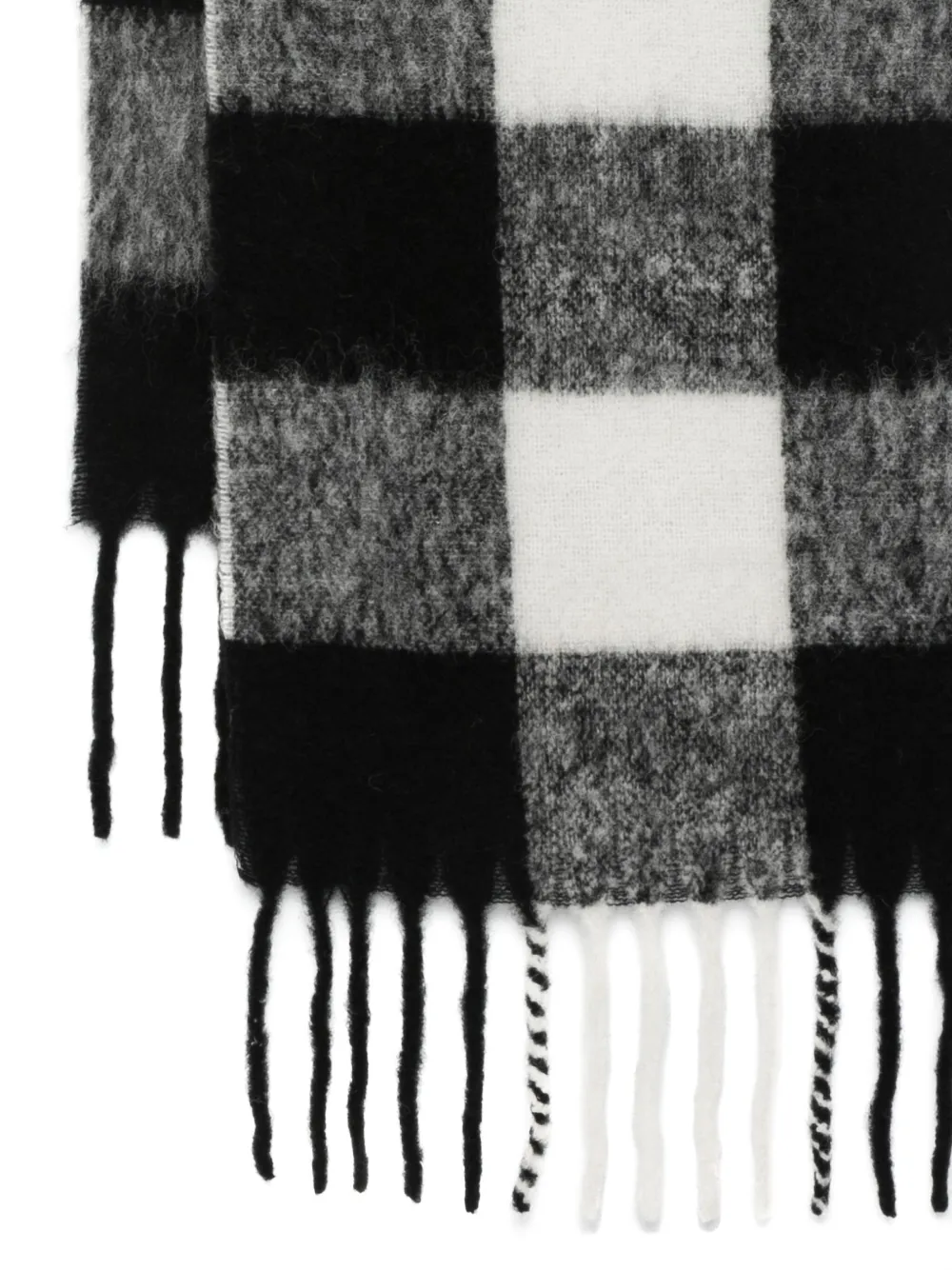 RANIA FRINGED-EDGE SCARF