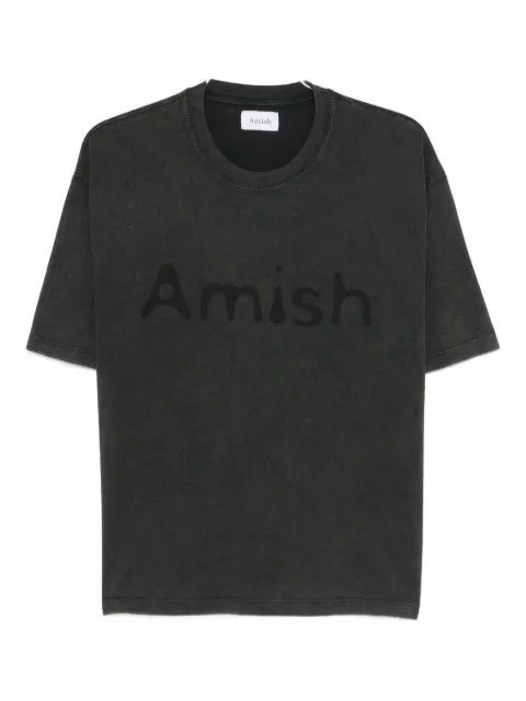 AMISH playera con logo estampado