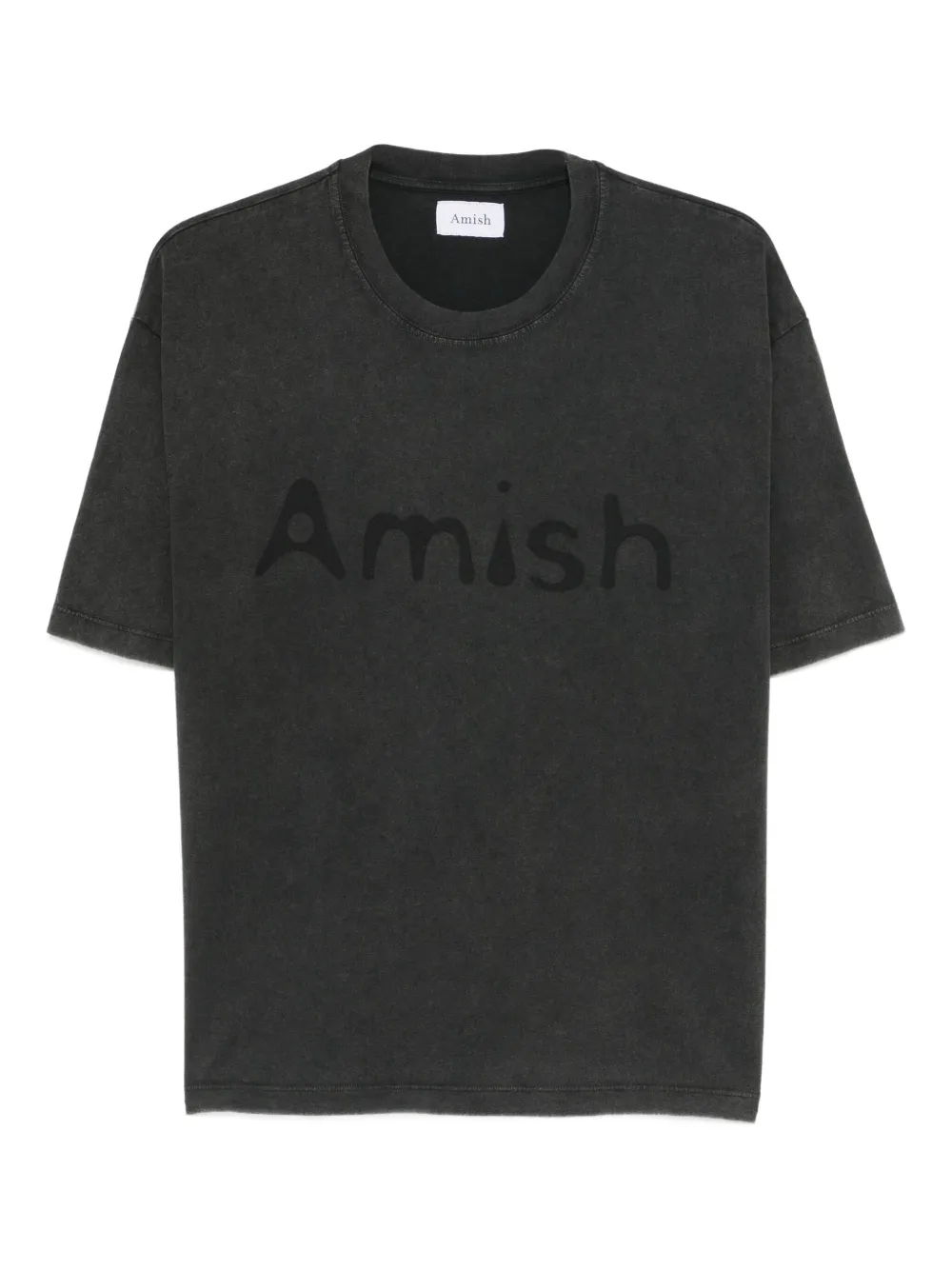 AMISH playera con logo estampado | negro | Image 1