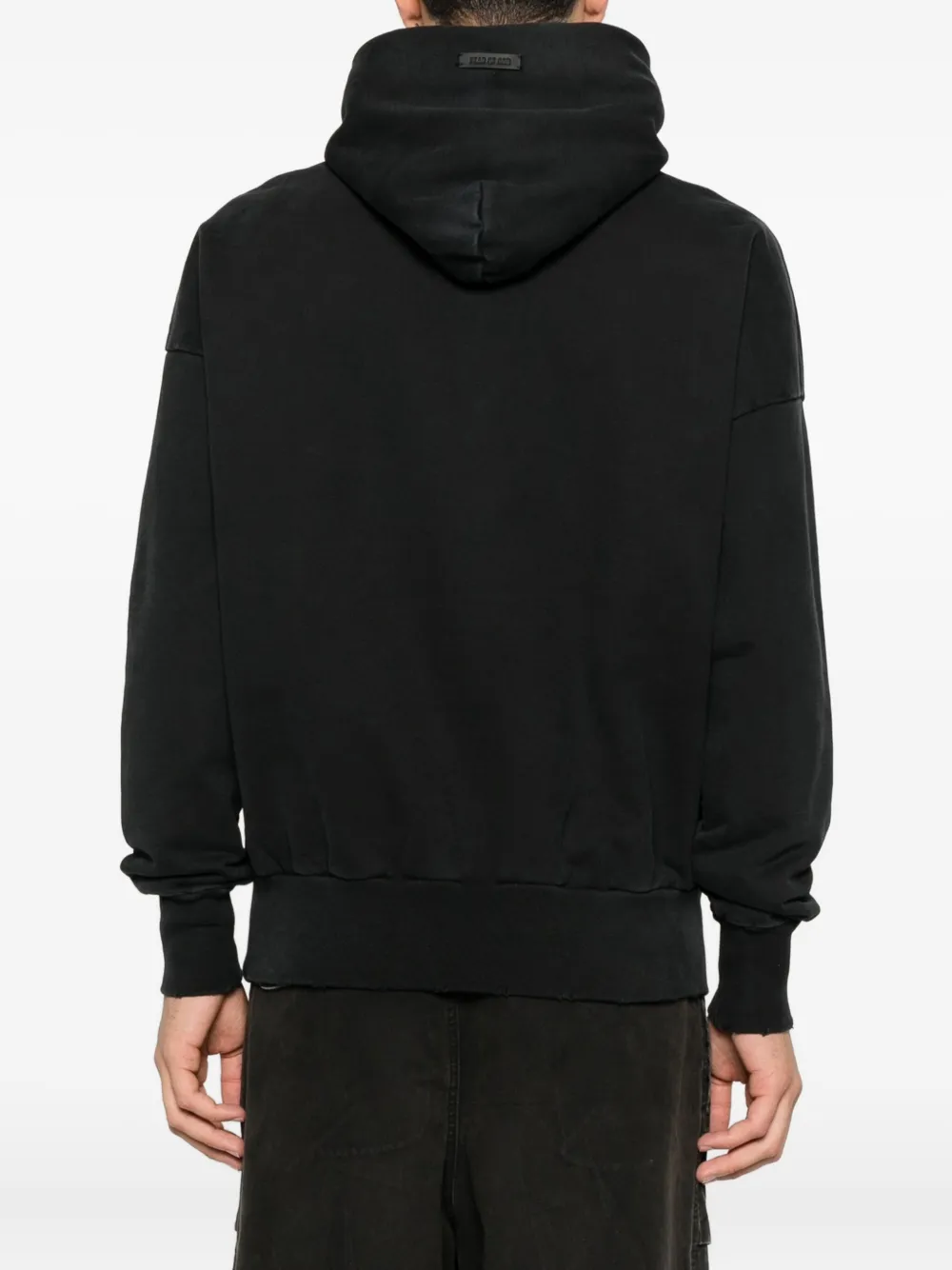 Fear Of God Hoodie met logo Zwart