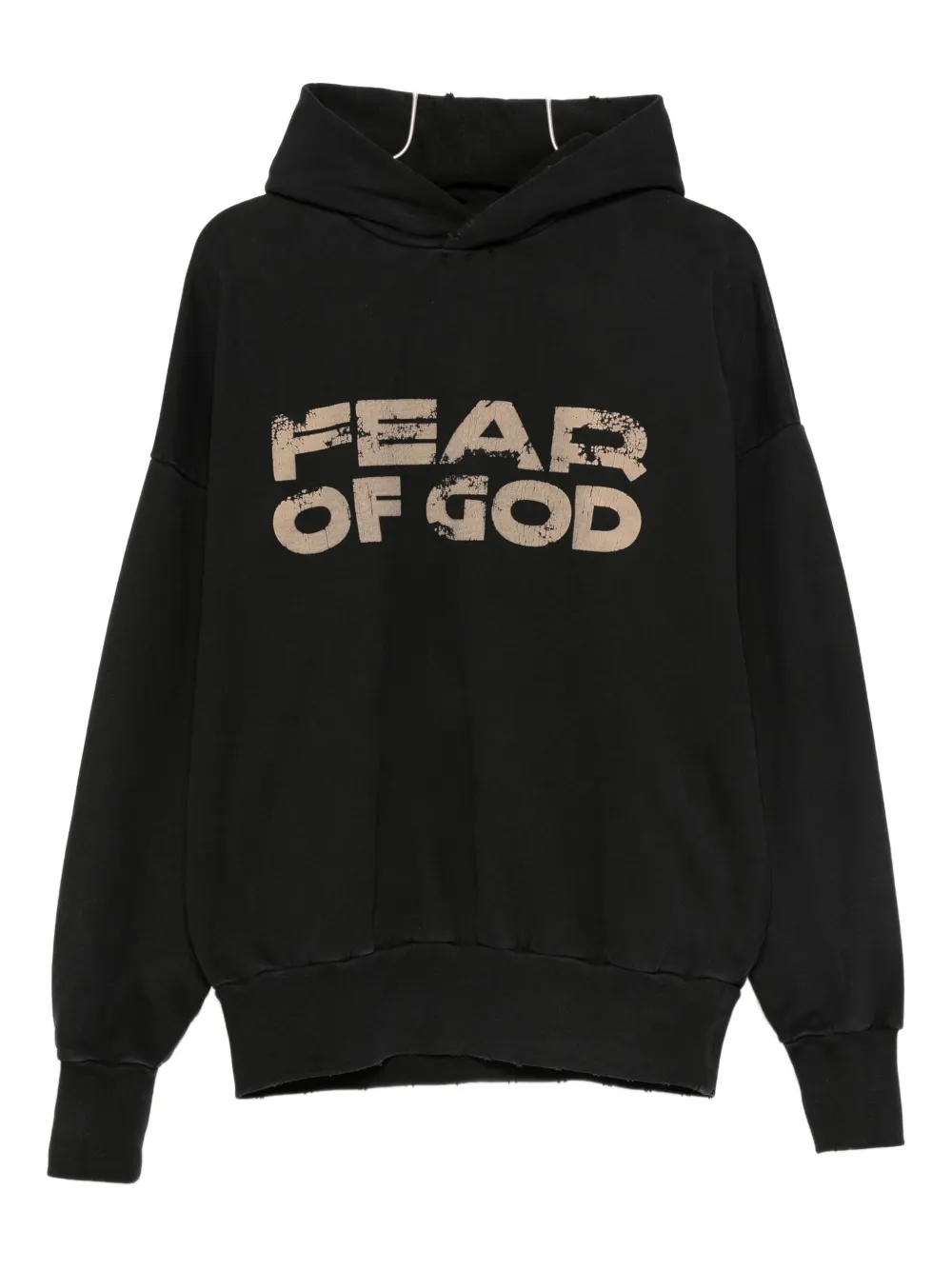 Fear Of God logo hoodie - Nero